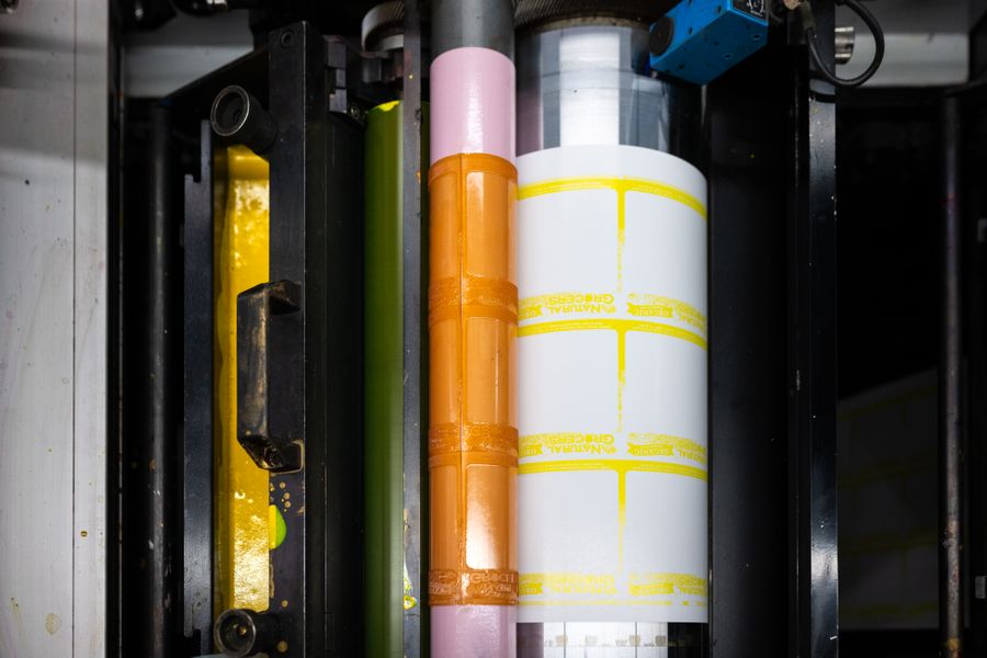 Single color ink application