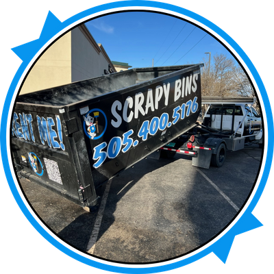 scrapy bins dumpster, 505.400.5176