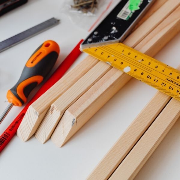 construction tools sitting on table