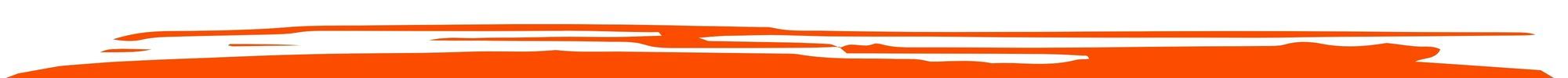 Orange brush stroke