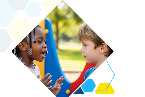 one-on-one conversation between two kids one-on-one conversation between two kids