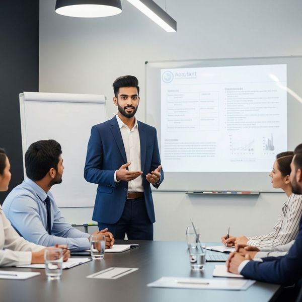 confident man in a suit speaking effectively during a business meeting confident man in a suit speaking effectively during a business meeting