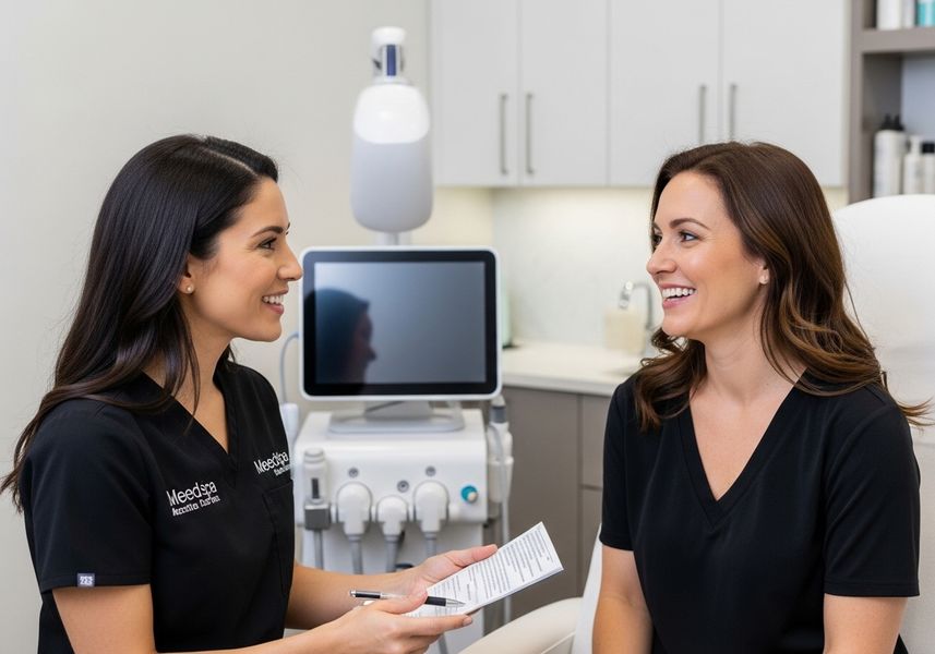 Consultation at MedSpa