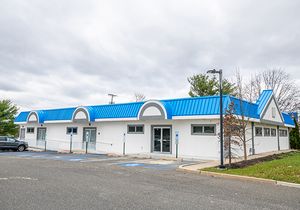 The parking lot of a South Howell dentist — Madison Dental