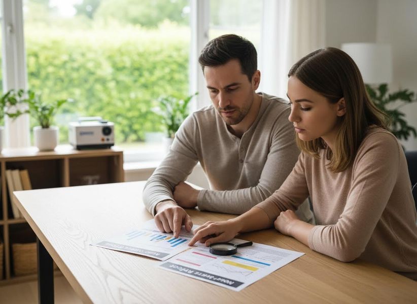 Couple Reviewing Financial Documents