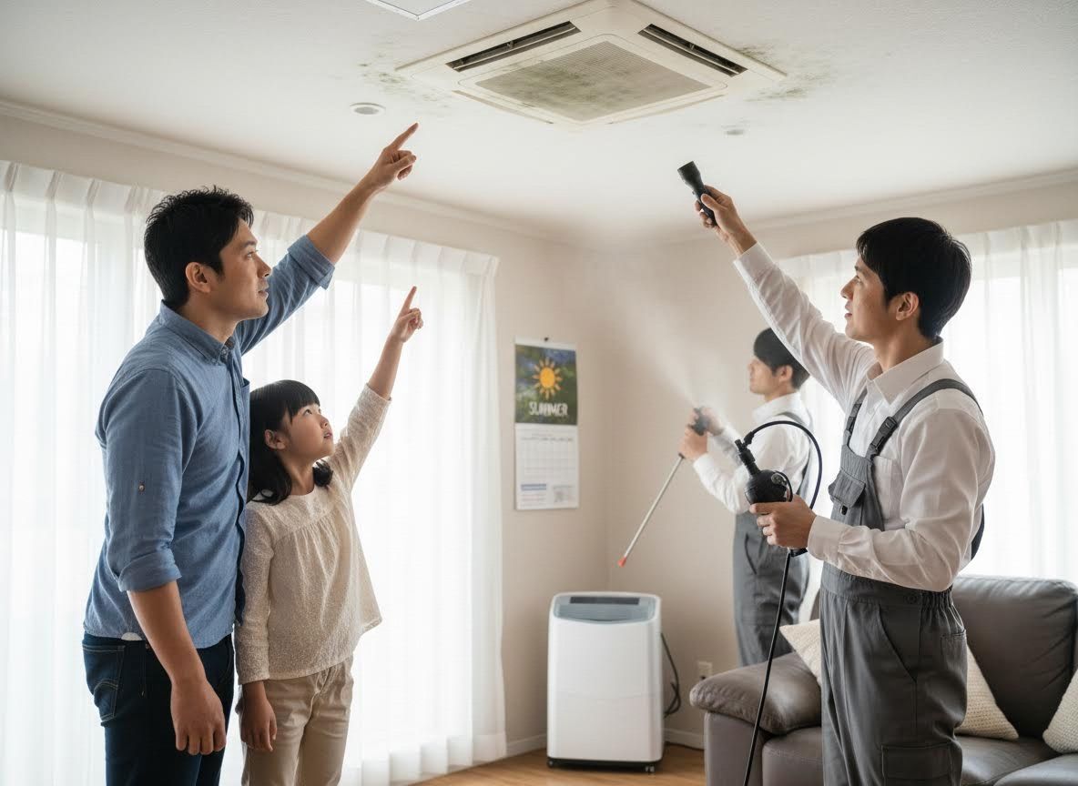 Residential Air Conditioner Mold Inspection and Cleaning Service