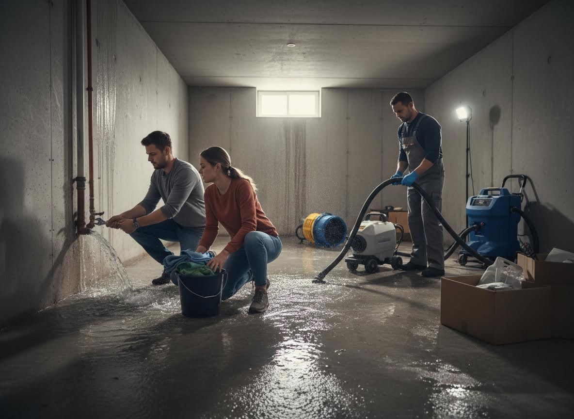 Basement Water Damage Cleanup