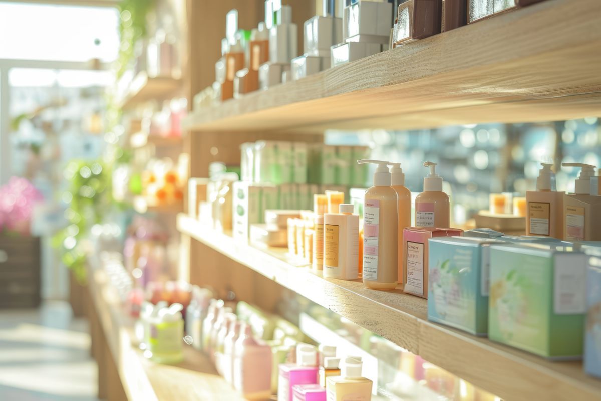 Shelves with bath and body items.jpeg