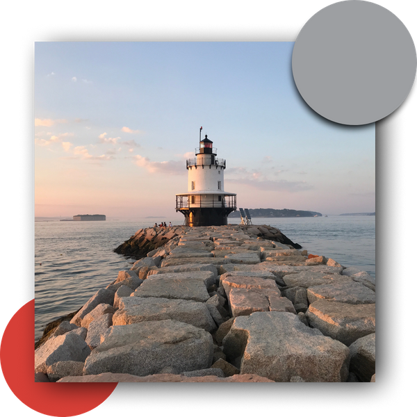 Maine lighthouse.