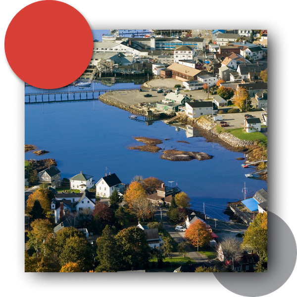Maine landscape. Maine landscape.