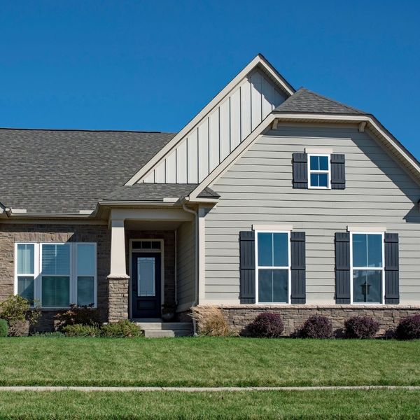 a house with new siding