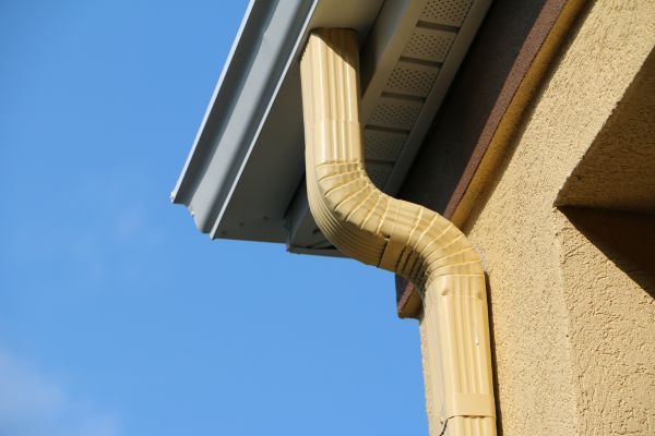 gutters on a house