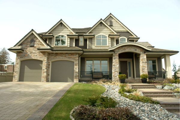 nice home with new gutters