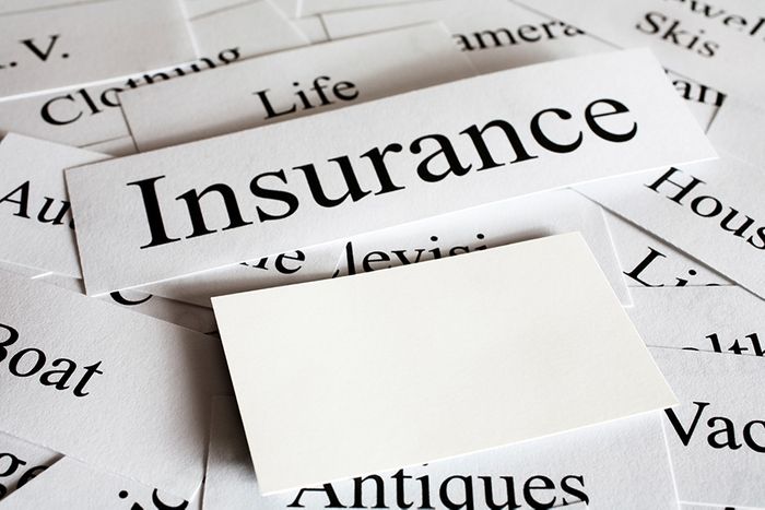 insurance word on a piece of paper