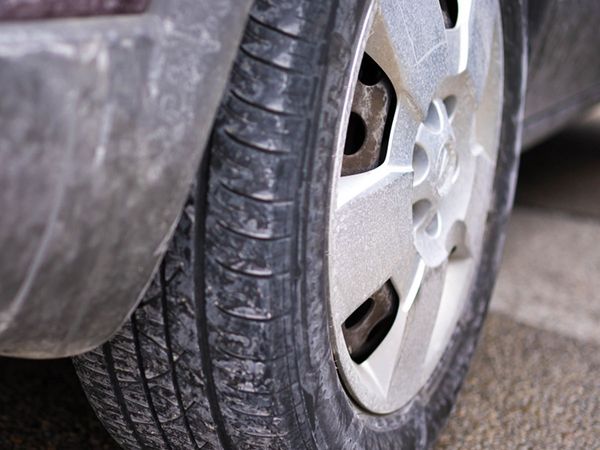 Grimy, dirty car. Grimy, dirty car.