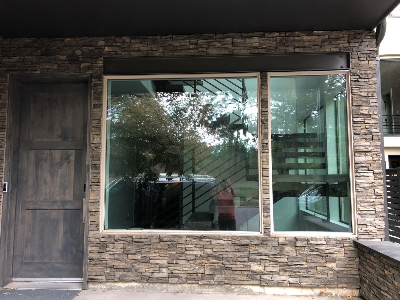 Outside Look At VS 70 Window Film Installation