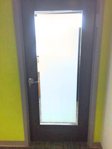 Frosted Commercial glass door