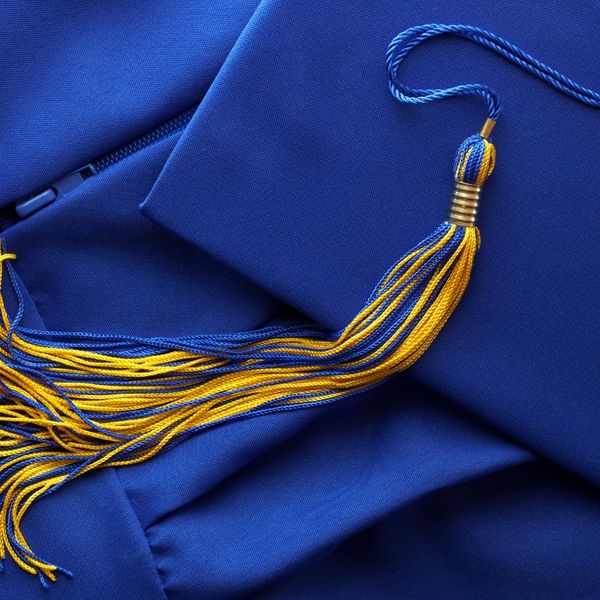 image of a cap and gown