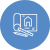 architectural plan icon.