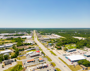 Morehead City aerial view. Morehead City