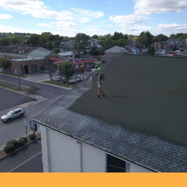 Roof coating application