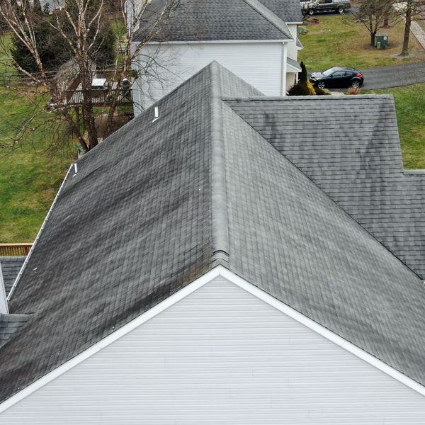 staining on roof shingles