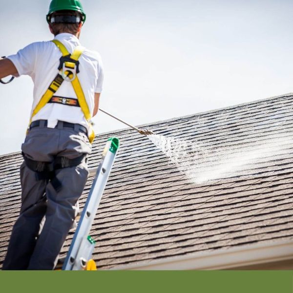 Roof Maxx being applied to a roof