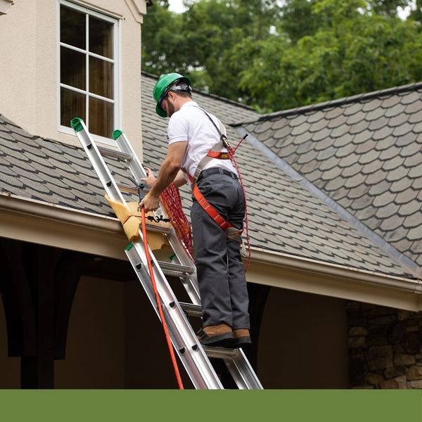 starting a roof inspection after a storm