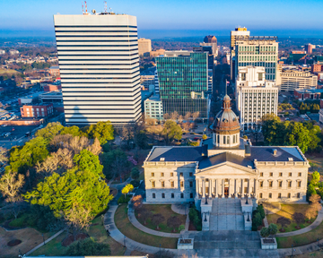 Columbia, SC skyline. Columbia