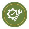 icon of gear and wrench