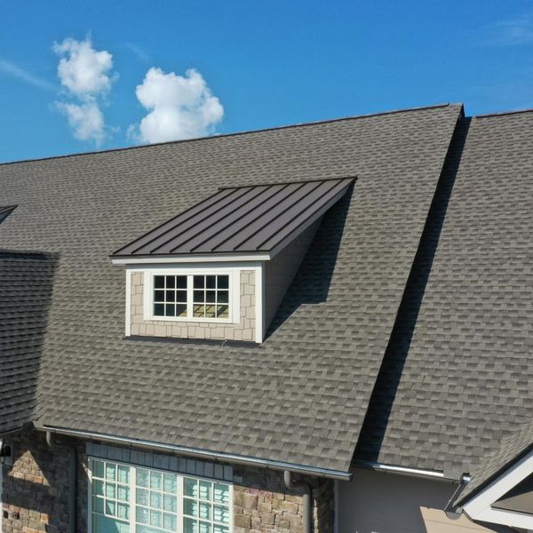 Side roof of a house