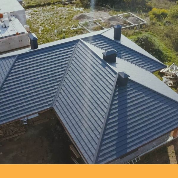 arial view of new roof