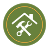 icon of roof with repair tools