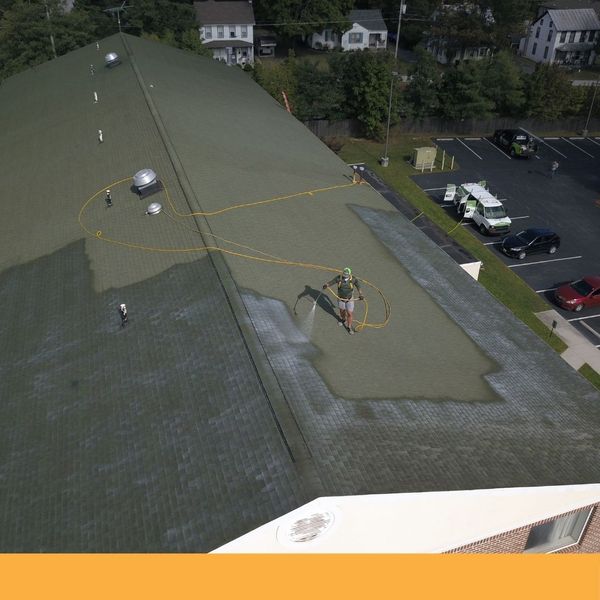 commercial roof coating for a multifamily property