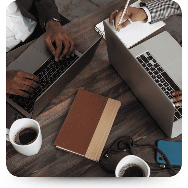 Image of business men working