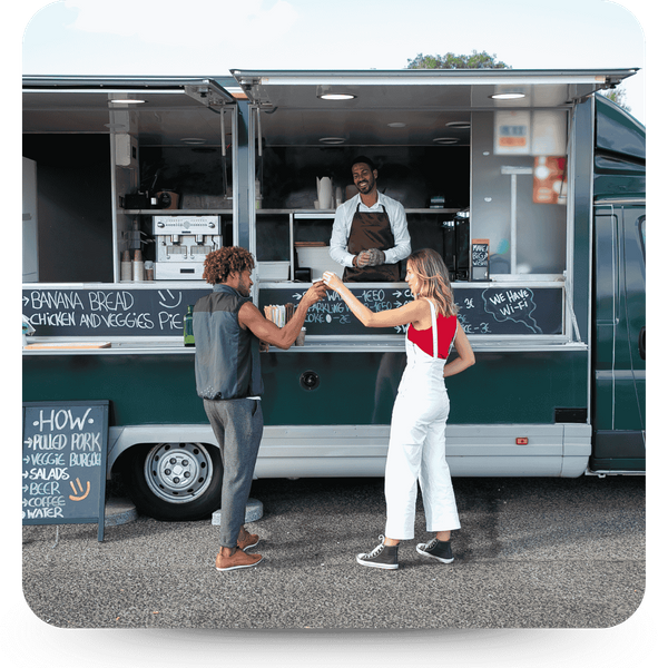 Image of a food truck Image of a food truck