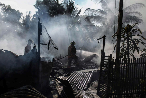 Image of fire aftermath Image of fire aftermath