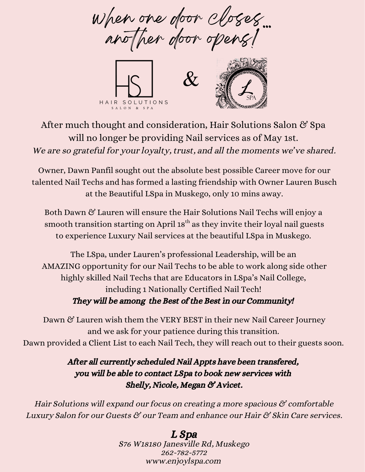 Nail Dept Closing May 1st.png