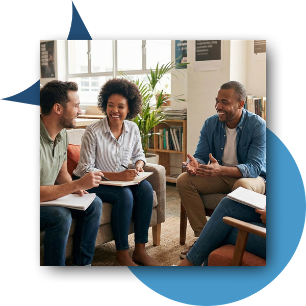 Collaborative team meeting