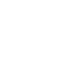 White line icon of a shield with a checkmark inside a circle, symbolizing security, quality, or guarantee.