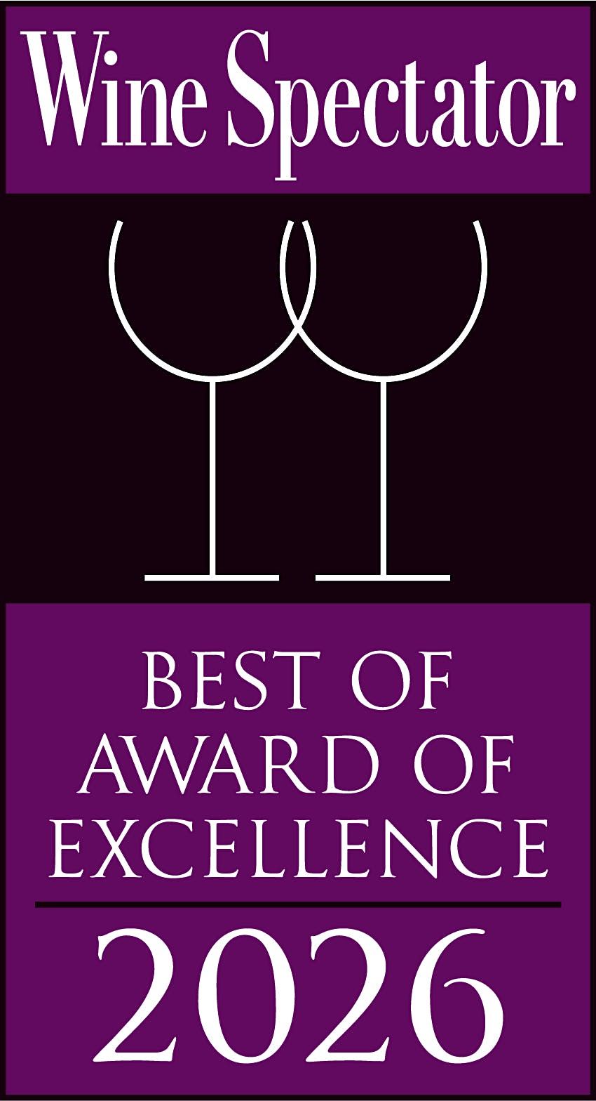 Wine Spectator Best of Award of Excellence