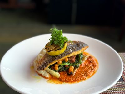 Branzino - romesco - spinach - mashed potato - fennel - chick peas.jpg