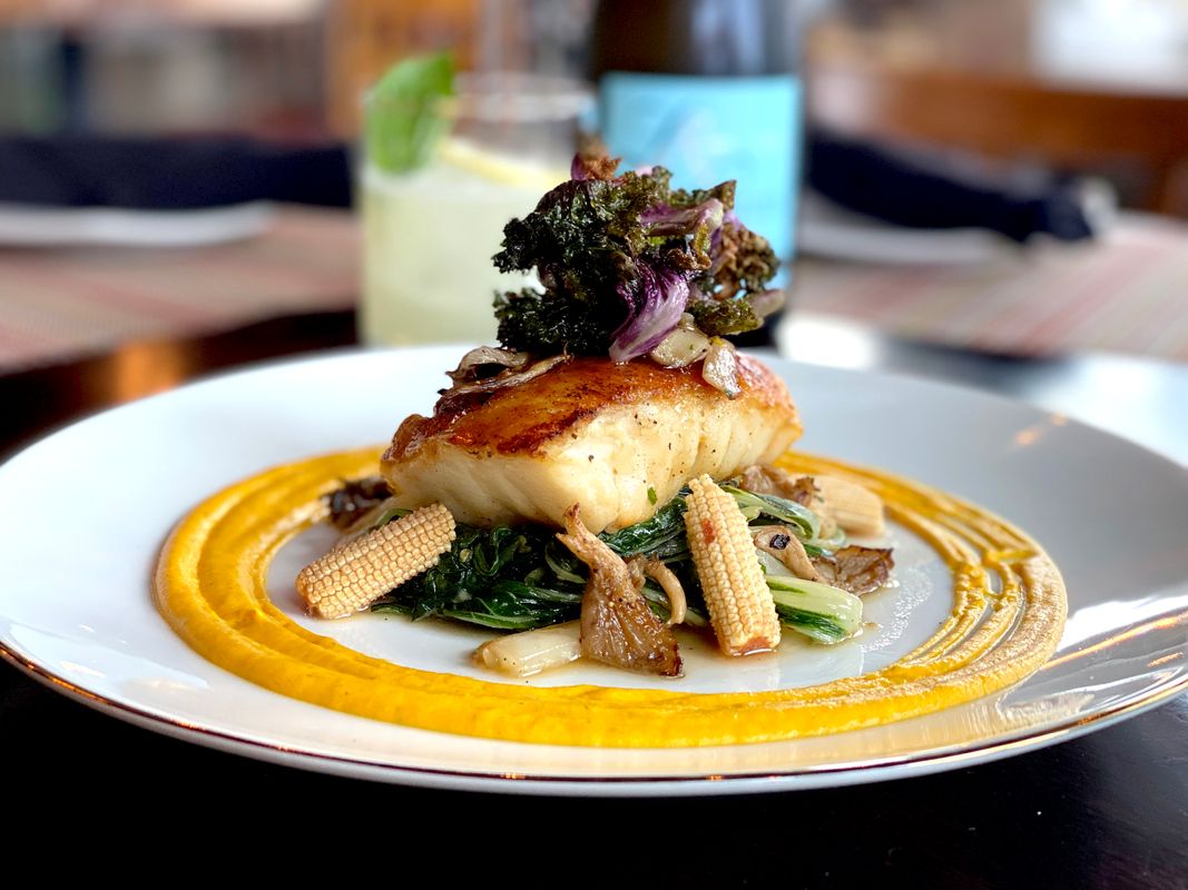 Miso Cod - pickled baby corn - carrot and ginger puree - bok choy - Copy.jpg