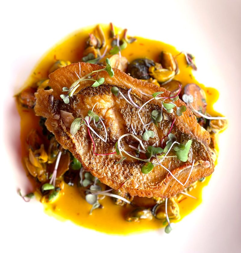 Red Snapper - Broccoli Rabbe - Potato Confit - Mussel Saffron Cream Sauce - Copy.jpg
