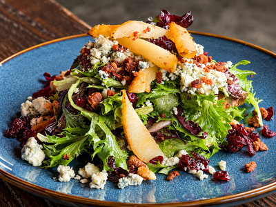 Roasted Pear + Blue Cheese Salad.png