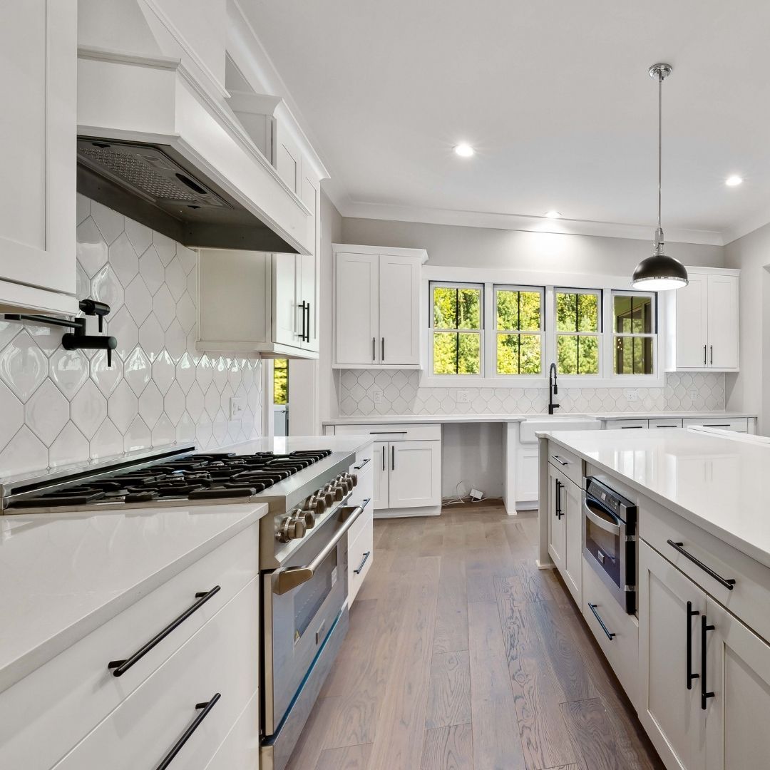 professional kitchen in residential home