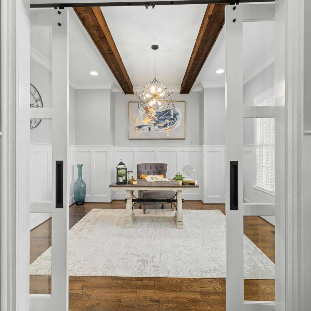 custom-built home office