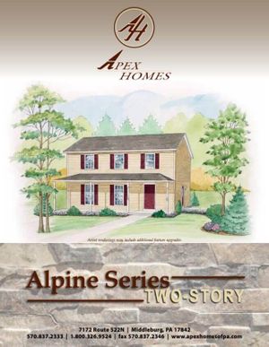 Alpine Two-Story brochure