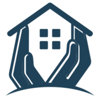 Blue house logo