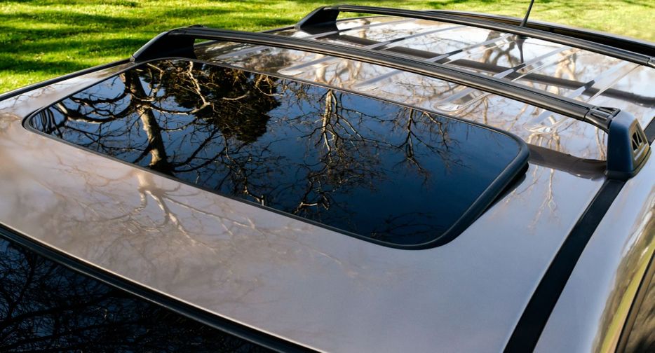 A modern SUV with a sunroof
